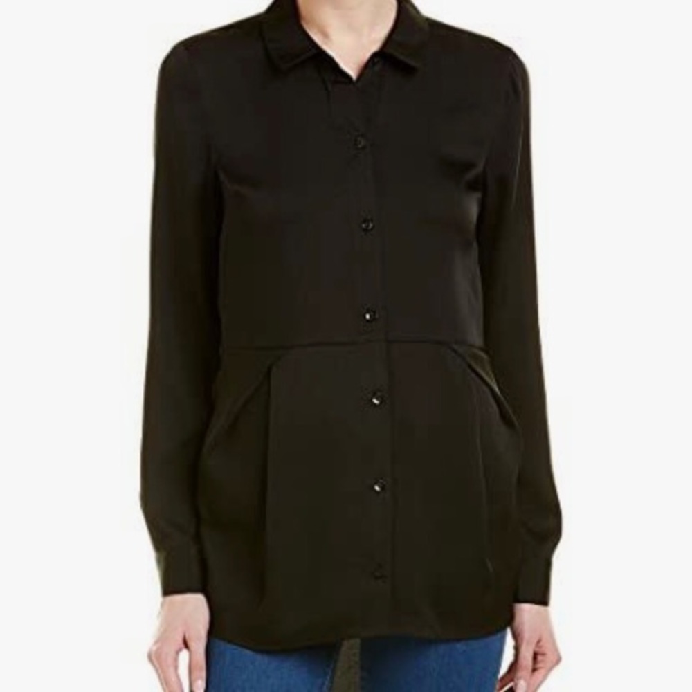 BCBGeneration Overlapping Pleat Shirt